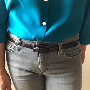 Banana Republic chocolate brown belt